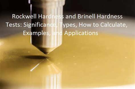 how to determine spot for hardness test|types of hardness testing methods.